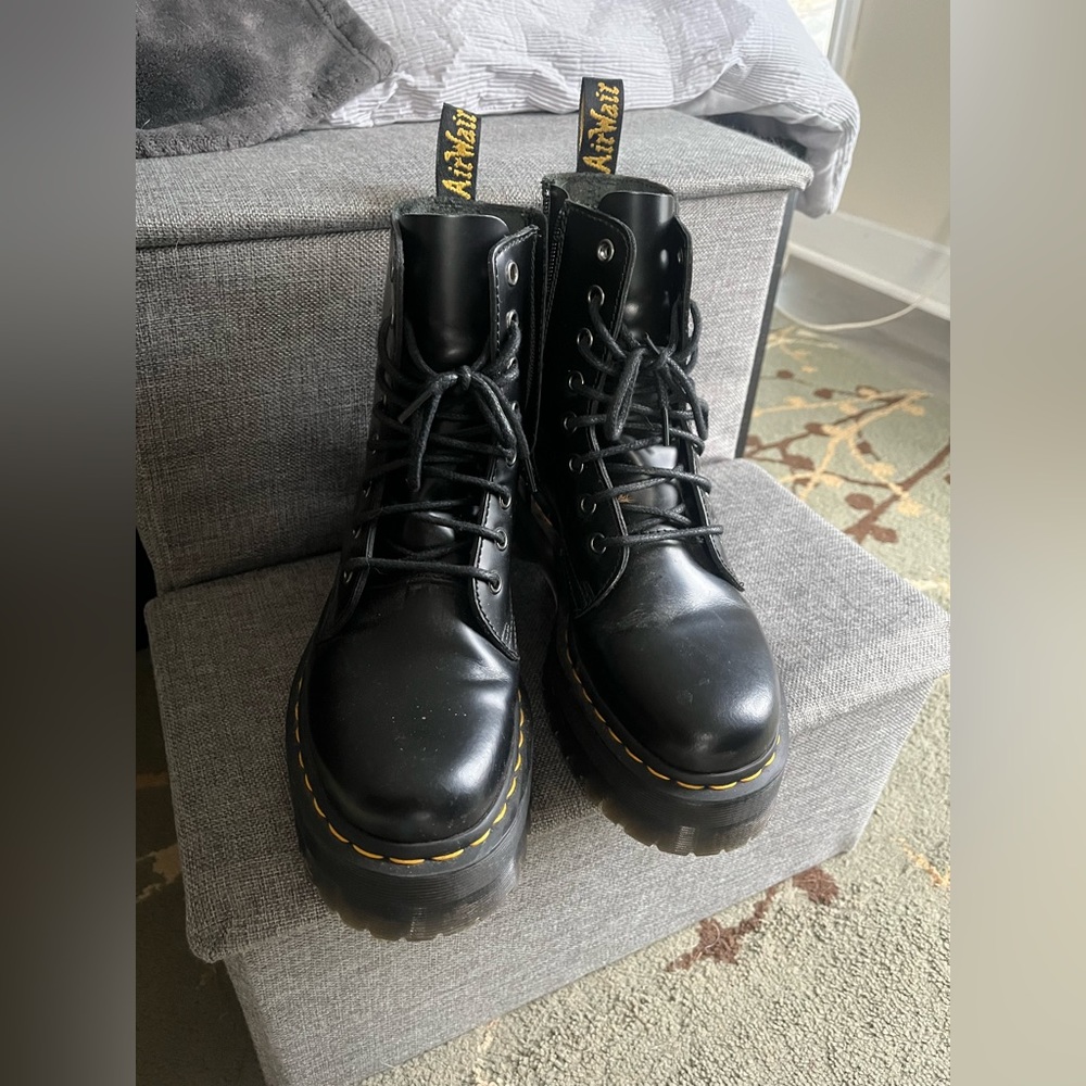 Doc Marten’s Jaden Boot Smooth Leather Platforms